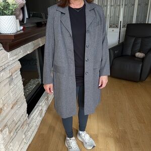 Thyme Maternity Charcoal Blazer